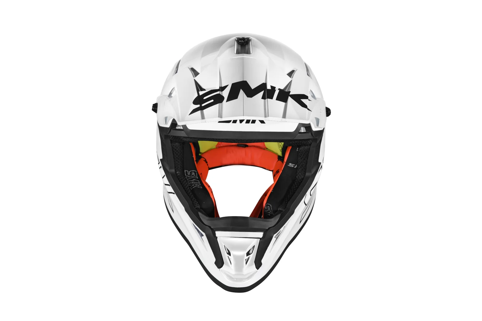 SMK Allterra Solid Gloss White GL120 Helmet - Image 3