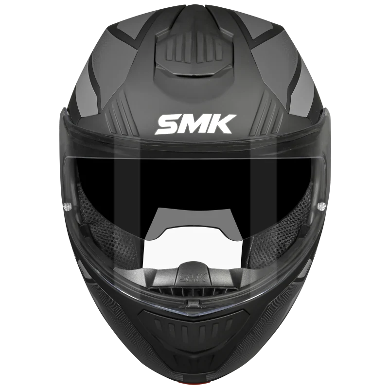 SMK Gullwing Sonic Matte Black/Grey MA266 Helmet - Image 3