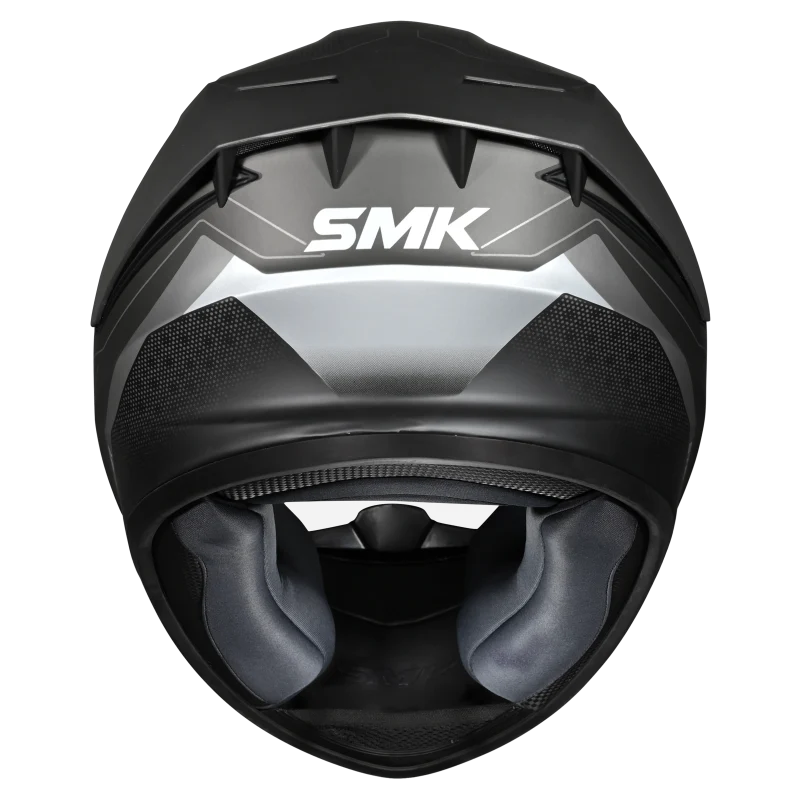 SMK Stellar Sport Flight Matte Black/Grey MA266 Helmet - Image 5
