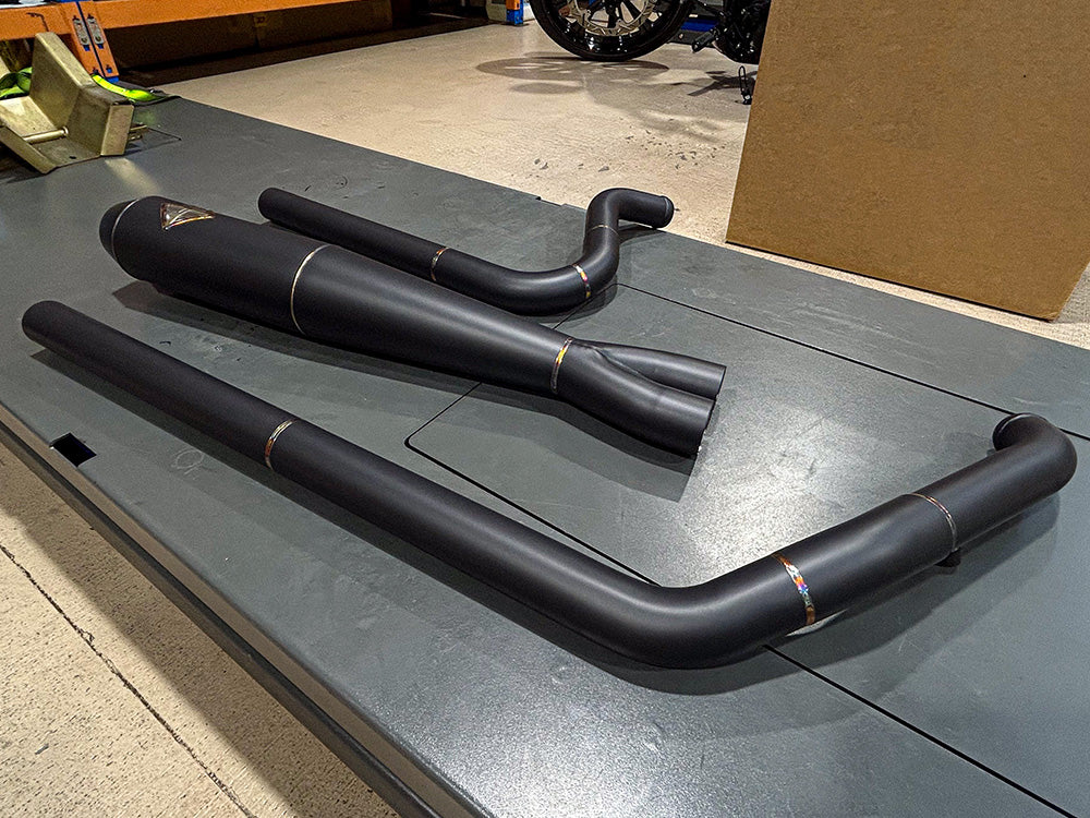 SP Concepts SPC-2-004-B-ONYX Turnpike 2-1 Full Length Exhaust Black Onyx for Harley-Davidson Touring 17-Up - Image 2