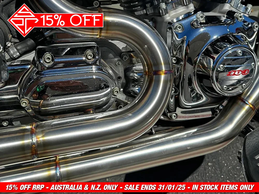 SP Concepts SPC-4-004 Full Length 2-1 Exhaust Stainless Steel for Touring 95-16 - Image 3