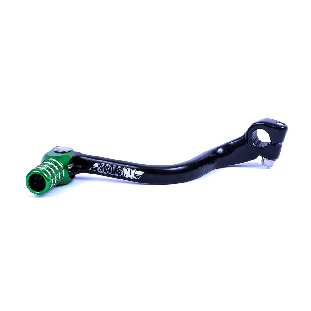 States MX 70-FGL-C26V Alloy Gear Lever Black for Kawasaki KX125 94-02/KX250 94-08 - Image 2