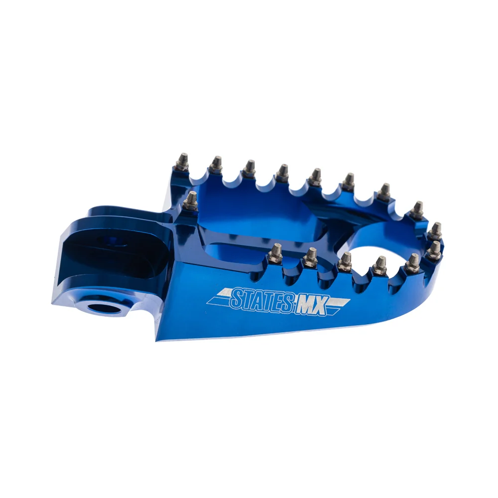 States MX 70-FP5-510B Alloy S2 Off Road Footpegs Blue for all KTM 50-530 95-15/Husqvarna 85-501 14-15/250-650 97-14/Sherco 09-17 - Image 2