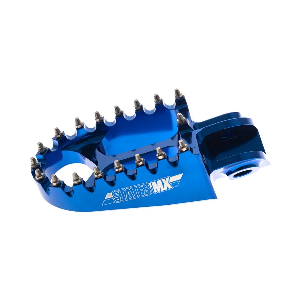States MX 70-FP5-510B Alloy S2 Off Road Footpegs Blue for all KTM 50-530 95-15/Husqvarna 85-501 14-15/250-650 97-14/Sherco 09-17 - Image 3