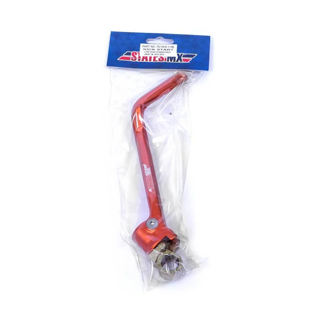 States MX 70-HKS-114E Forged Alloy Kickstart Lever Orange for KTM 125/150 SX 12-15/200 EXC 12-16 - Image 2