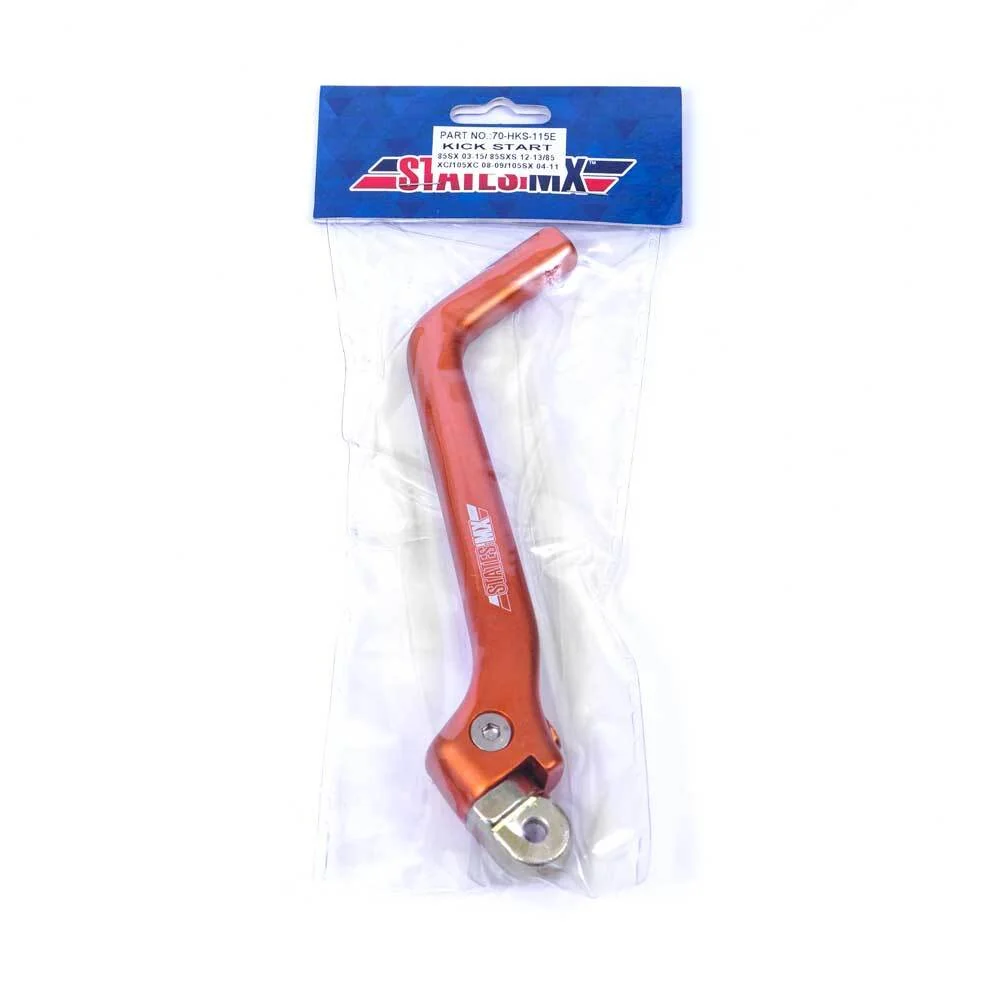 States MX 70-HKS-115E Forged Alloy Kickstart Lever Orange for KTM 85 SX 04-15/85 SX BW 04-17 - Image 2