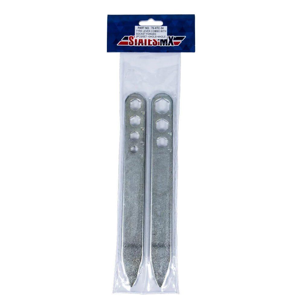 States MX 70-HTC-34 Tyre Lever Combo Set of 2 Levers w/Hex Socket Cut-Outs - Image 4