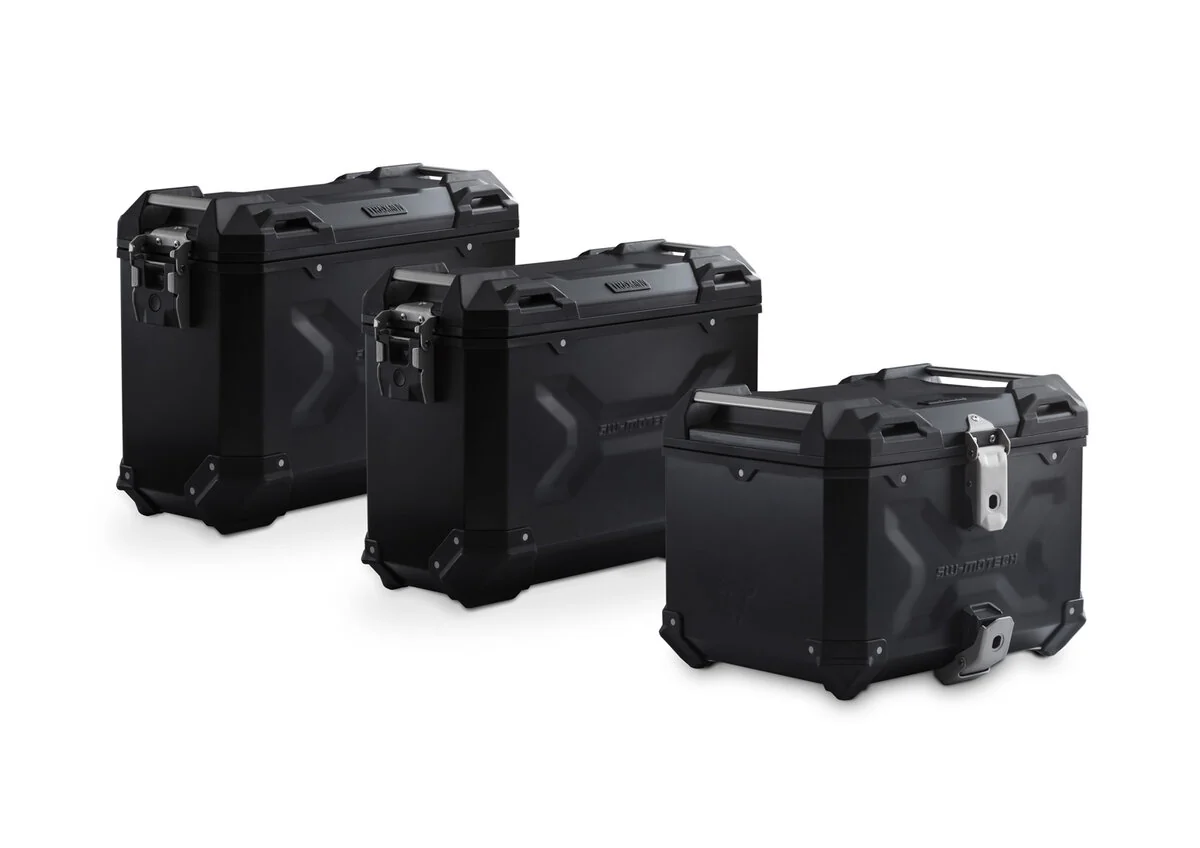 SW-Motech SW-ADV0544075001-B TRAX ADV Black Adventure Luggage Set for Suzuki V-Strom 1000 14-19