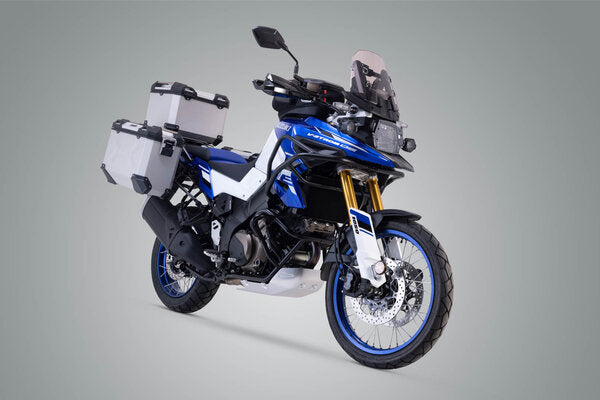 SW-Motech SW-ADV0593675001-S TRAX ADV Silver Adventure Luggage Set for Suzuki V-Strom 1050/V-Strom 1050 XT 19-Up - Image 2