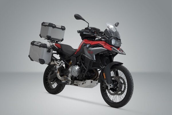 SW-Motech SW-ADV0789775100-S TRAX ADV Silver Adventure Luggage Set for BMW F 750 GS/F 850 GS 17-Up w/Plastic Rack - Image 2