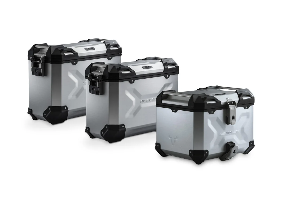 SW-Motech SW-ADV1980675000-S TRAX ADV Silver Adventure Luggage Set for Benelli TRK 502 X 18-Up