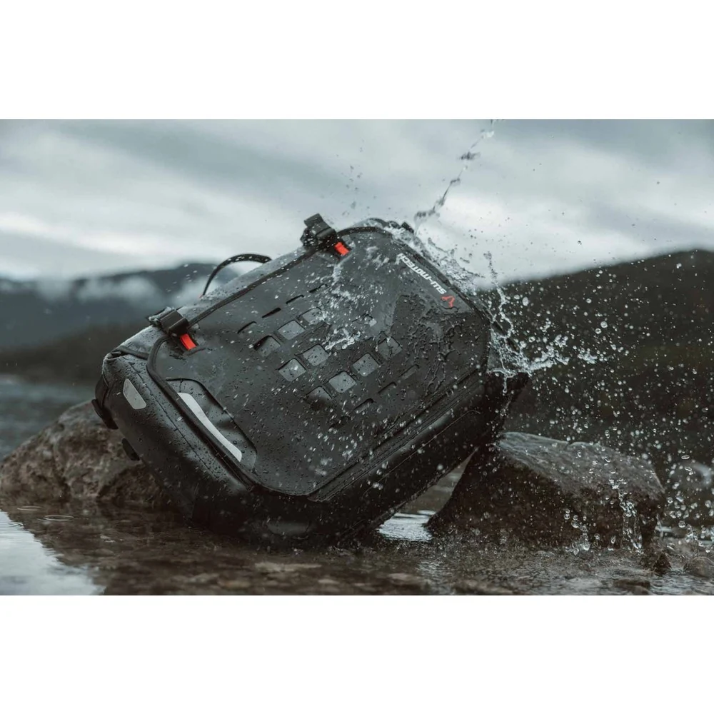 SW-Motech SW-BCSYS0189021000-B SysBag WP L/L Black Side Bag System for Honda CRF1000L Africa Twin/CRF1000L Africa Twin Adventure Sports 18-Up - Image 4