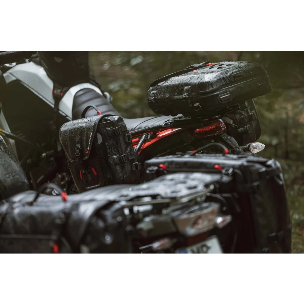 SW-Motech SW-BCSYS0893331000-B SysBag WP M/M Black Side Bag System for Kawasaki W800/W800 Street/W800 Cafe 18-Up - Image 2