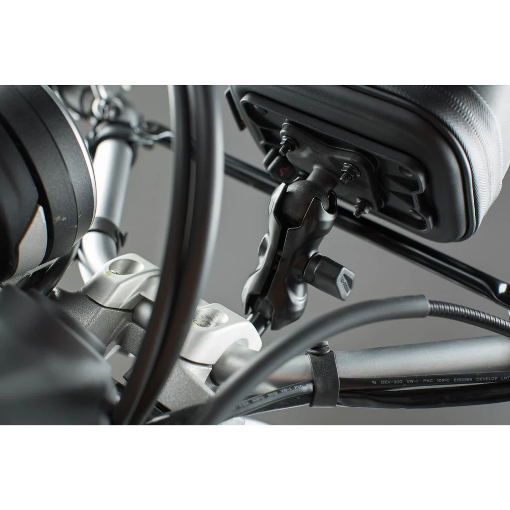 SW-Motech SW-CPA0042419000-B Pivoted Socket Arm Black 3"/7.62cm - Image 2