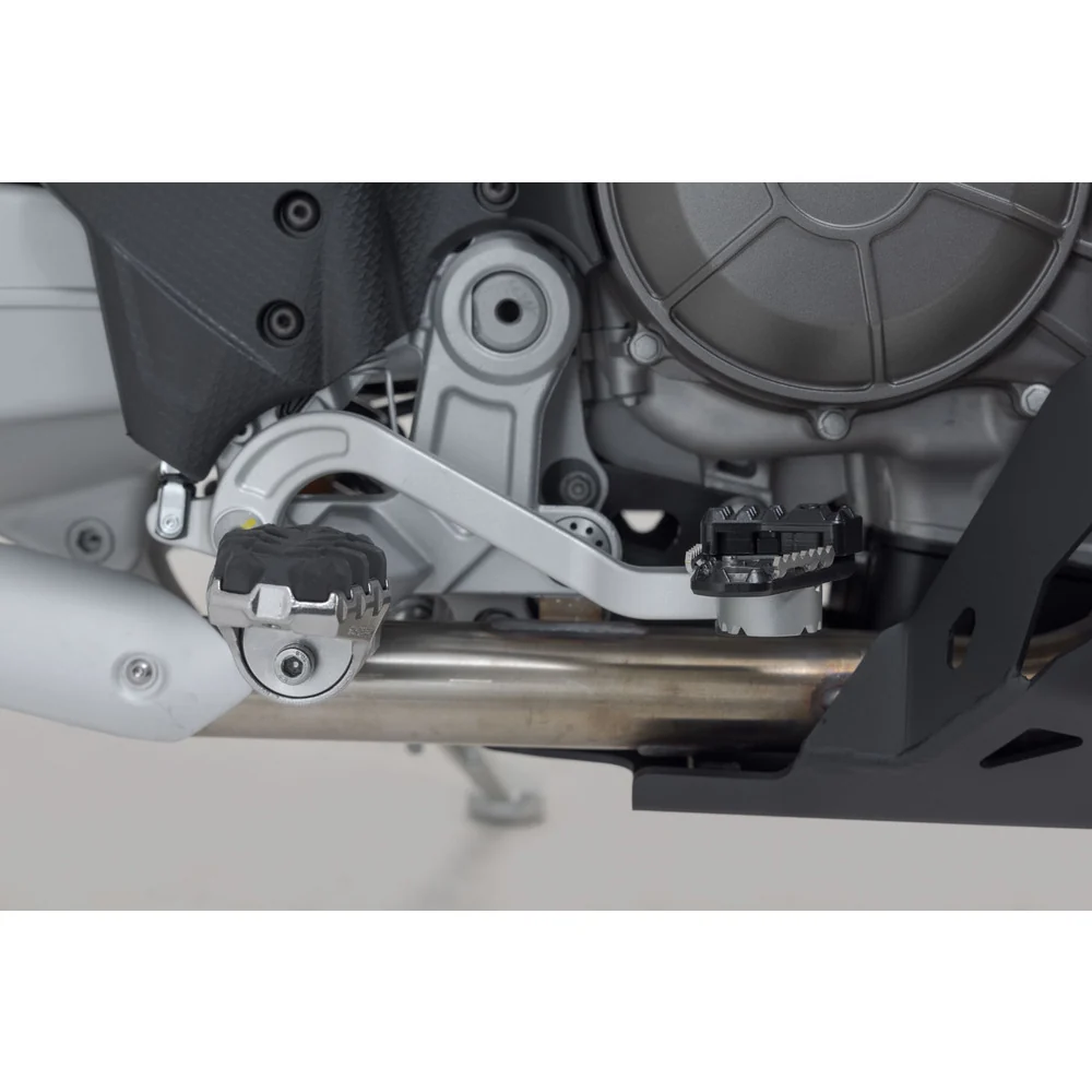 SW-Motech SW-FBE1384910000-B Brake Pedal Extension Black for Aprilia Tuareg 660 21-Up - Image 2