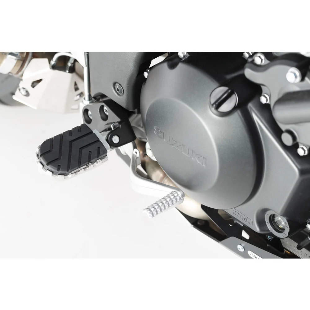 SW-Motech SW-FRS0501110002-S ION Footrest Kit Silver for Aprilia/BMW/Suzuki Models - Image 2