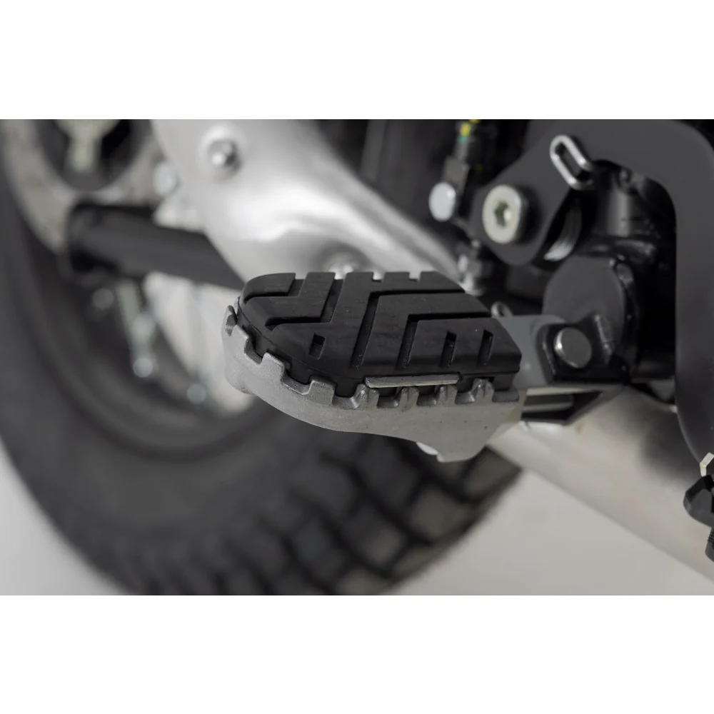 SW-Motech SW-FRS0701110602-S ION Footrest Kit Silver for BMW R 1200 GS/R 1250 GS/Royal Enfield Himalayan 21-Up - Image 2