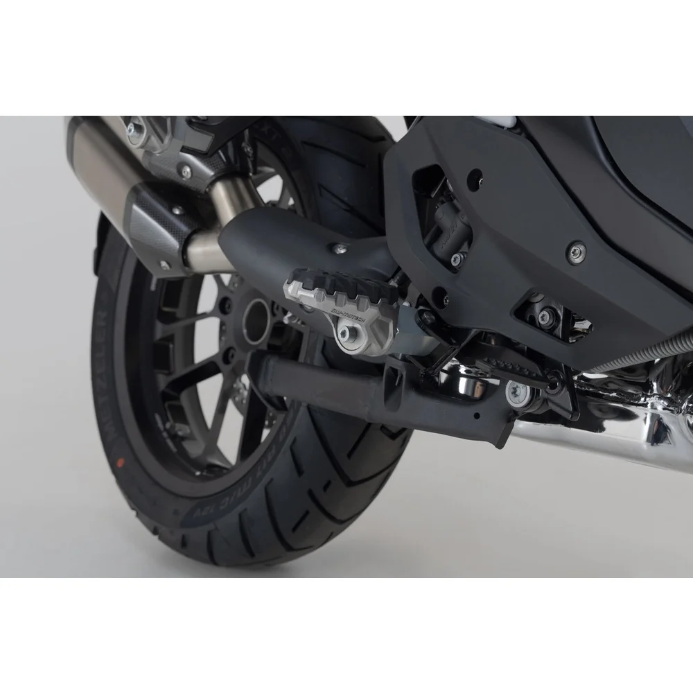 SW-Motech SW-FRS0711210302 EVO Footrest Kit Silver/Black for BMW R 1200 GS 12-18/Adventure 13-18/Rallye 16-18/R 1250 GS/Adventure 18-Up/Rallye 21-Up/R 1300 GS 23-Up - Image 4