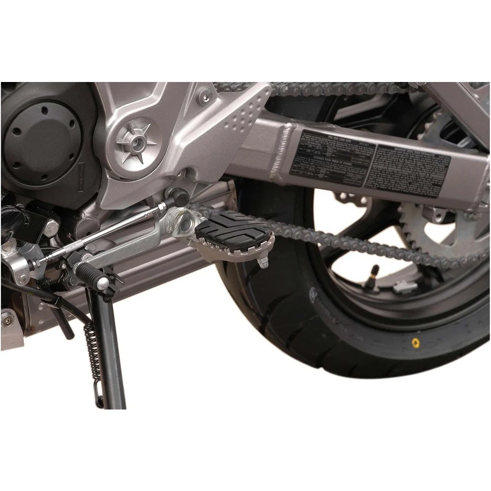 SW-Motech SW-FRS0801110001-S ION Footrest Kit Silver for Kawasaki Z900RS 18-Up/Z900RS Caf? 17-20/Z1000 06-09/ZRX1200R/ZRX1200S 01-05