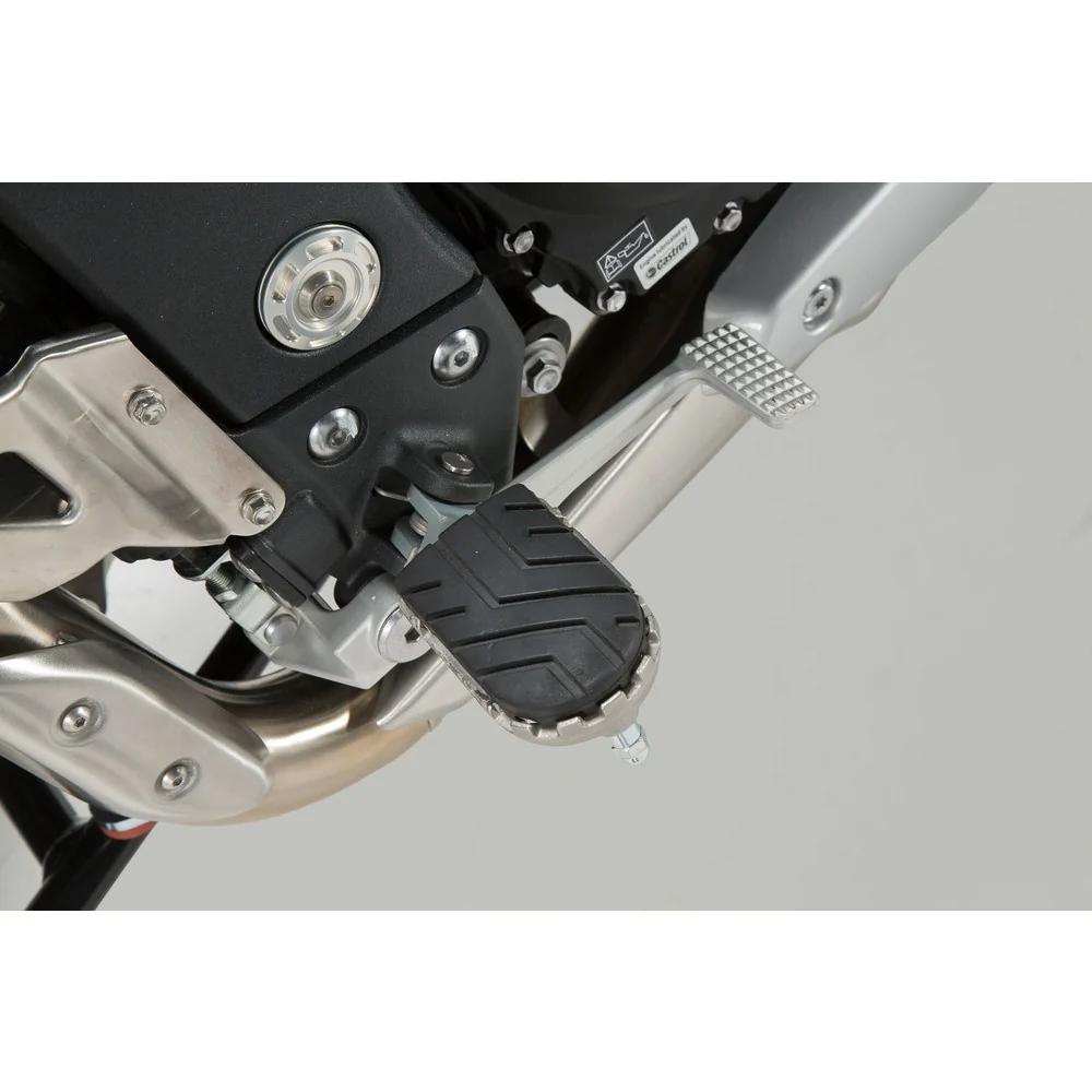 SW-Motech SW-FRS1101110001-S ION Footrest Kit Silver for BMW F 900 R/XR 19-Up/R NineT 14-Up/R 1200 R 11-14/Triumph Tiger 1050 06-12/Tiger 1050 SE 11-12/Tiger 1050 Sport 13-Up