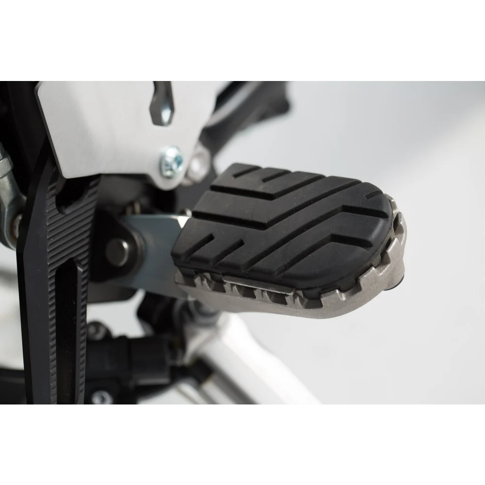 SW-Motech SW-FRS1101110103-S ION Footrest Kit Silver for Triumph Tiger 800 10-Up/Tiger 900 19-Up/Tiger 1200 11-15/Scrambler 1200 21-Up Models - Image 2