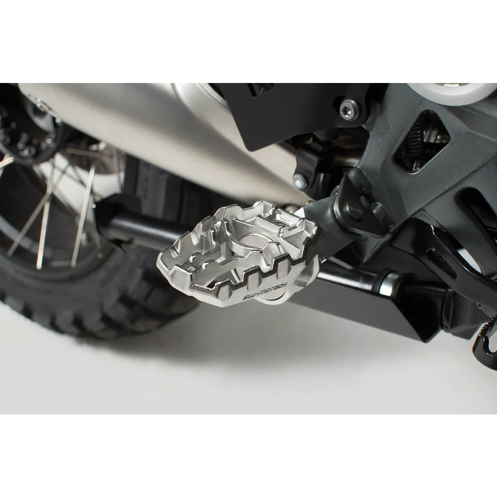 SW-Motech SW-FRS1111210400 EVO Footrest Kit Silver/Black for Triumph Tiger 1200/Tiger 1200 Explorer 15-Up - Image 3