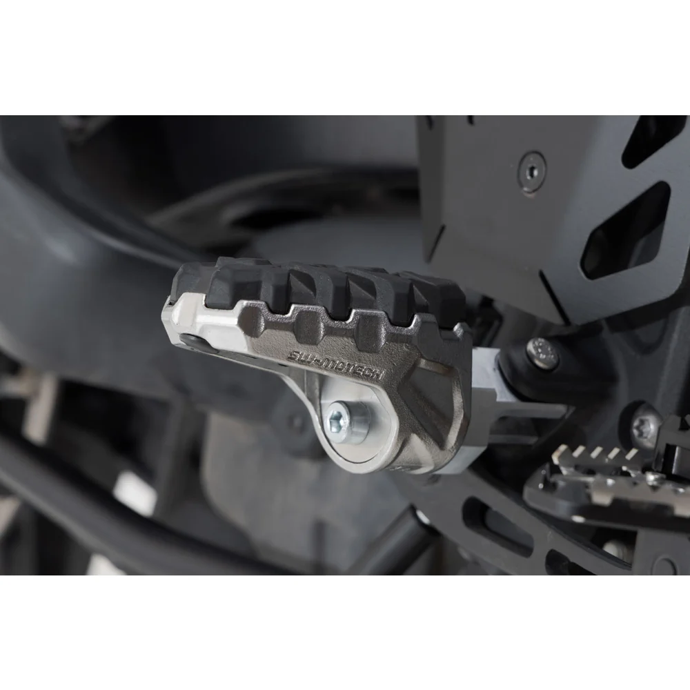 SW-Motech SW-FRS1811210001 EVO Footrest Kit Silver/Black for Harley-Davidson Pan America 21-Up - Image 2