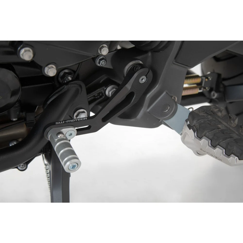 SW-Motech SW-FSC1148210001 Gear Lever Black/Silver for Triumph Tiger 1200/Tiger 1200 Explorer/Tiger 1200 XC 11-Up - Image 2