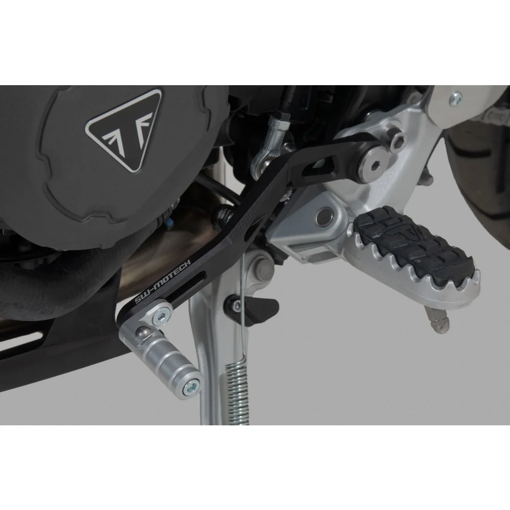 SW-Motech SW-FSC1195310001 Gear Lever Black/Silver for Triumph Tiger 900 19-Up - Image 2