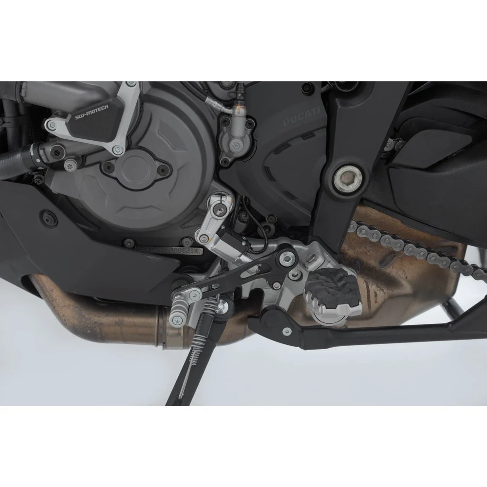SW-Motech SW-FSC2289210001 Gear Lever Black/Silver for Ducati Multistrada 950 18-Up/Multistrada1260 17-Up/Multistrada V2 21-Up - Image 4