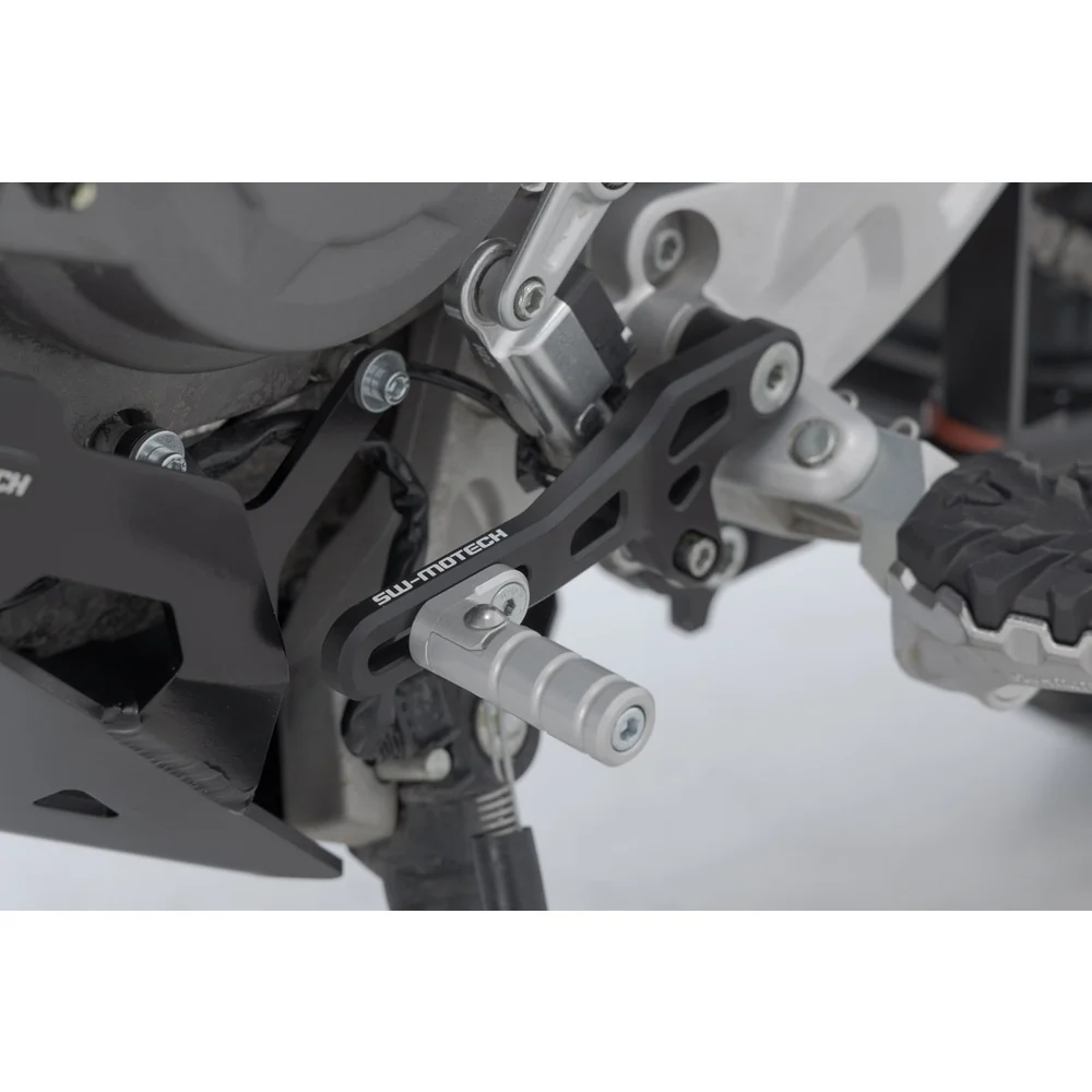 SW-Motech SW-FSC2299510000 Gear Lever Black/Silver for Ducati DesertX 22-Up/DesertX Rally 23-Up - Image 2