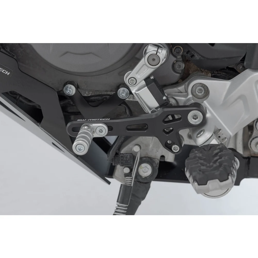 SW-Motech SW-FSC2299510000 Gear Lever Black/Silver for Ducati DesertX 22-Up/DesertX Rally 23-Up - Image 5