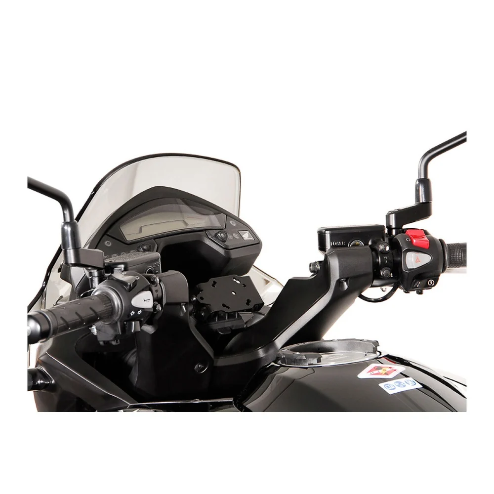 SW-Motech SW-GPS0164610400-B GPS Cockpit Mount Black for Honda VFR800X Crossrunner 11-14 & 16-Up - Image 2