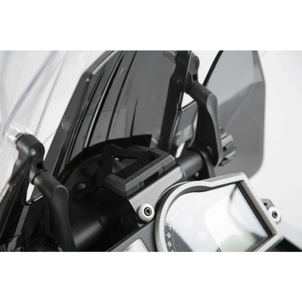 SW-Motech SW-GPS0458810000-B GPS Cockpit Mount Black for KTM 1290 Super Adventure 14-Up - Image 2