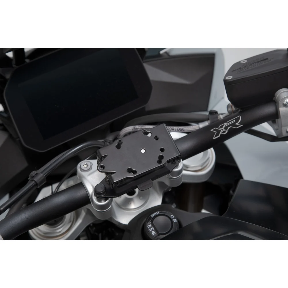 SW-Motech SW-GPS0764611201-B GPS Handlebar Mount Black for BMW G 310 GS/F 750 GS/F 850 GS 17-Up/Adventure 18-Up/F 900 R/XR 19-Up/M 1000 R 13-Up/S 1000 XR 15-Up