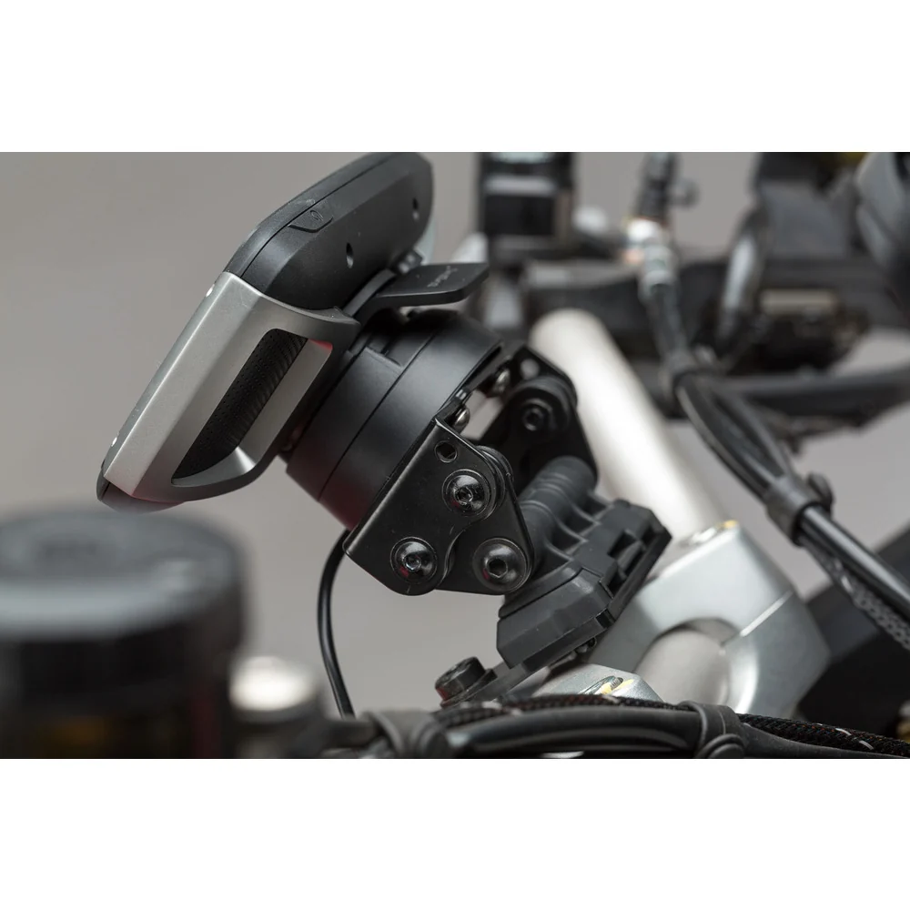 SW-Motech SW-GPS2258410000-B GPS Handlebar Mount Black for Ducati Multistrada V2 21-Up/Multistrada 950 16-Up/Multistrada 1200 15-18/Multistrada 1260 17-Up - Image 2