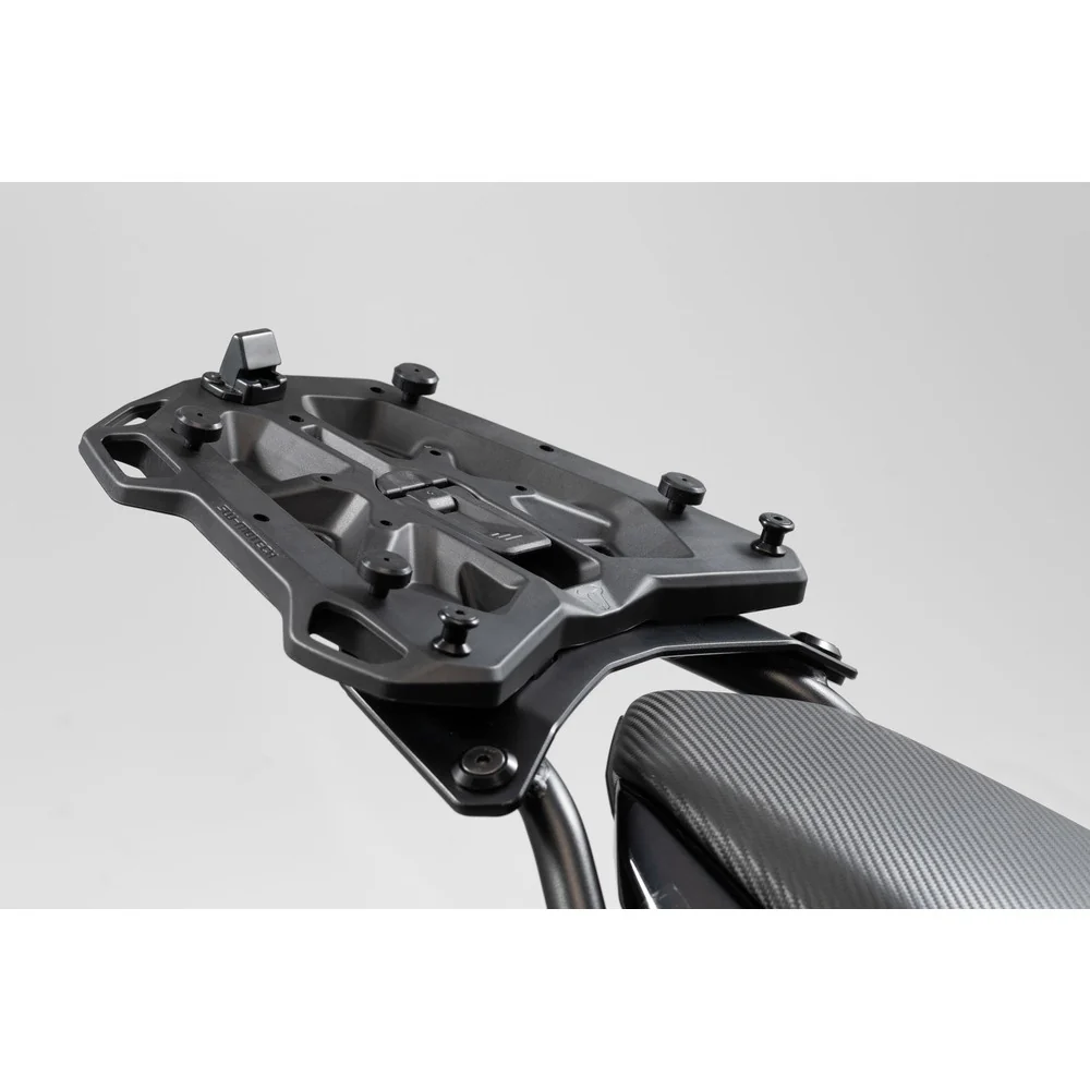 SW-Motech SW-GPT0015254401-B STREET-RACK Adapter Plate Black for Givi/Kappa with Monokey Top Cases
