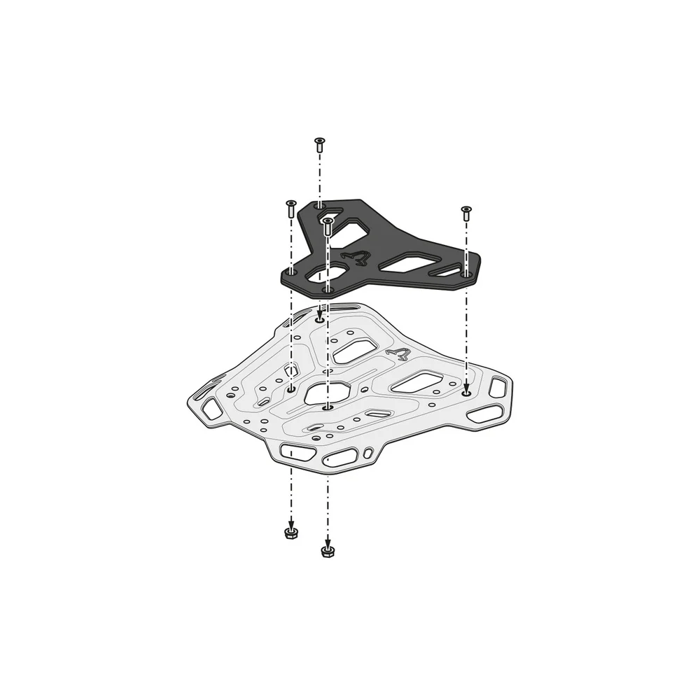 SW-Motech SW-GPT0889160001-B URBAN ABS Black Top Case System for Kawasaki Z 900RS/Z 900RS Cafe/Z 900RS SE 17-Up/Z 900RS 50th Anniversary 22-Up - Image 2