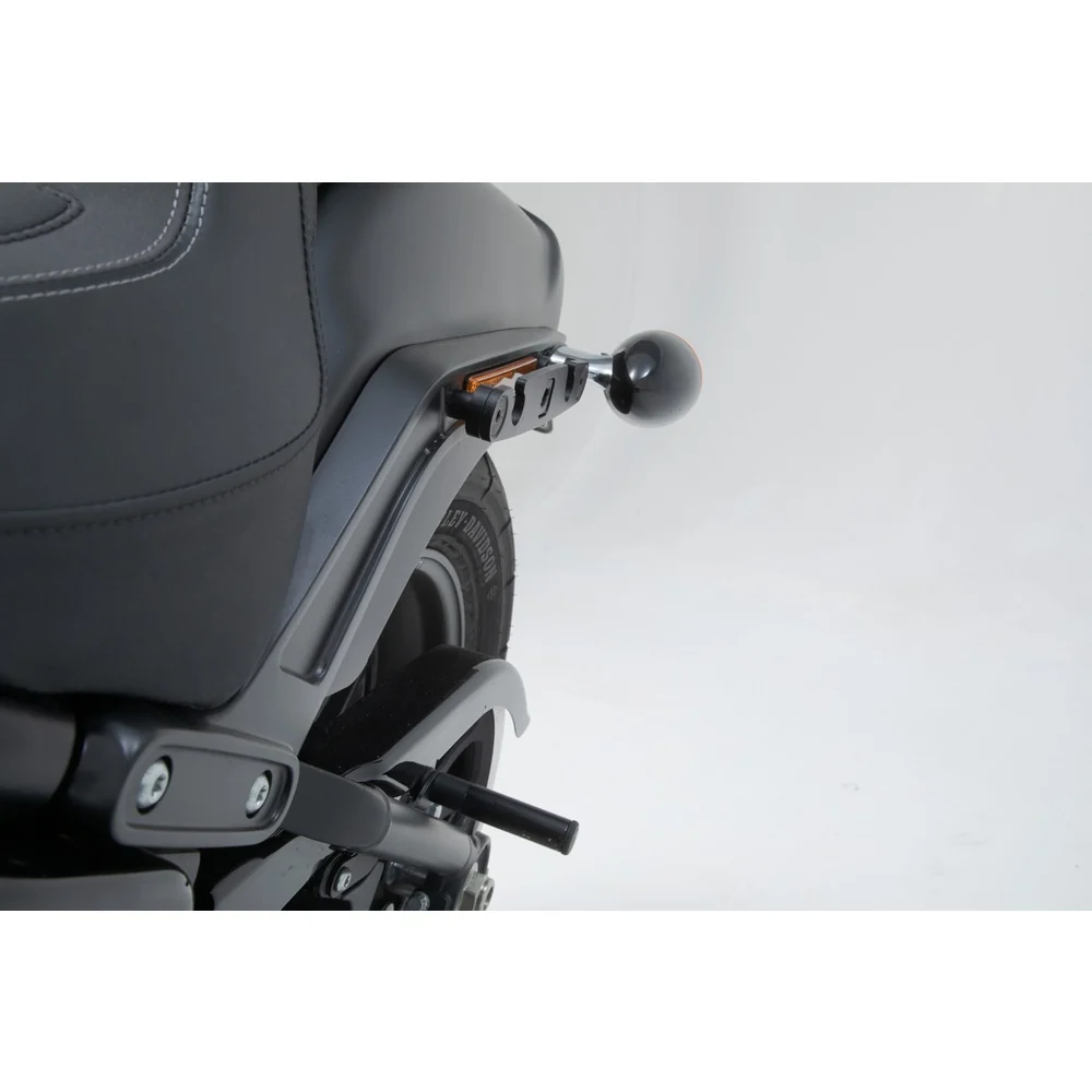SW-Motech SW-HTA1868210400 SLH Left Side Carrier Black for Harley-Davidson Softail Fat Boy/Fat Boy S 17-Up - Image 2