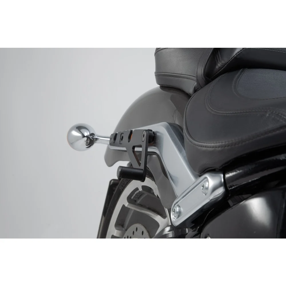 SW-Motech SW-HTA1868210600 SLH Right Side Carrier Black for Harley-Davidson Softail Fat Boy/Fat Boy S/Breakout/Breakout S 17-Up - Image 2