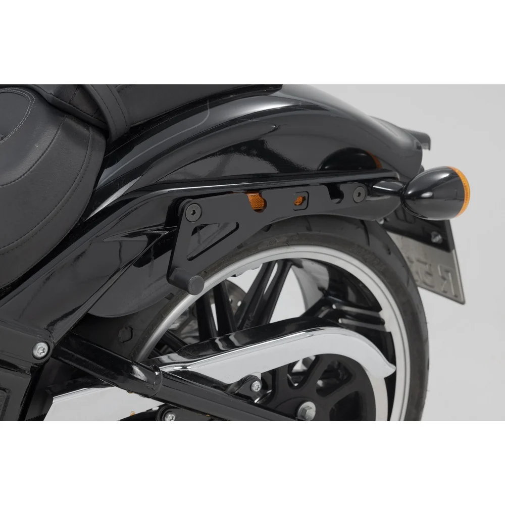 SW-Motech SW-HTA1868211500 SLH Left Side Carrier Black for Harley-Davidson Softail Fat Boy/Fat Boy S/Breakout/Breakout S 17-Up - Image 3
