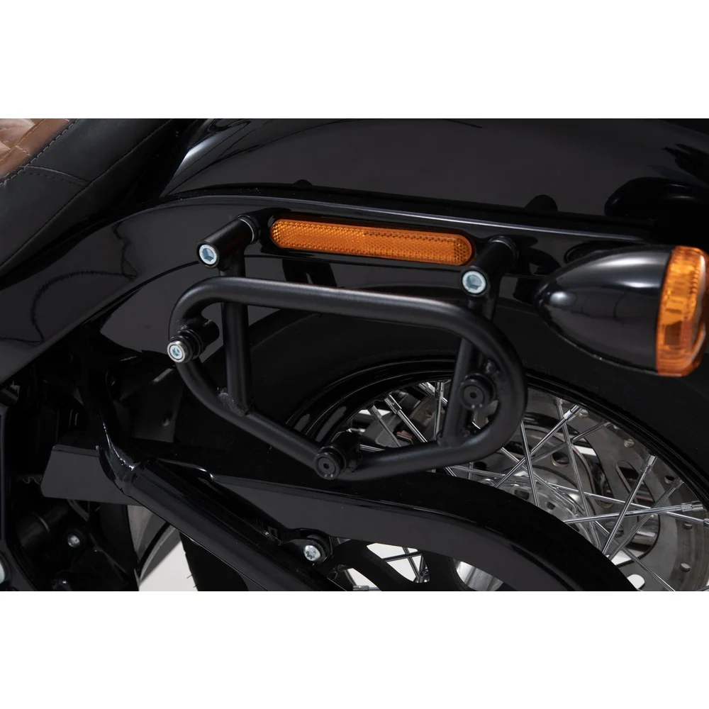 SW-Motech SW-HTA1889910000 SLC Left Side Carrier Black for Harley-Davidson Softail Street Bob 17-Up/Standard 20-Up - Image 4