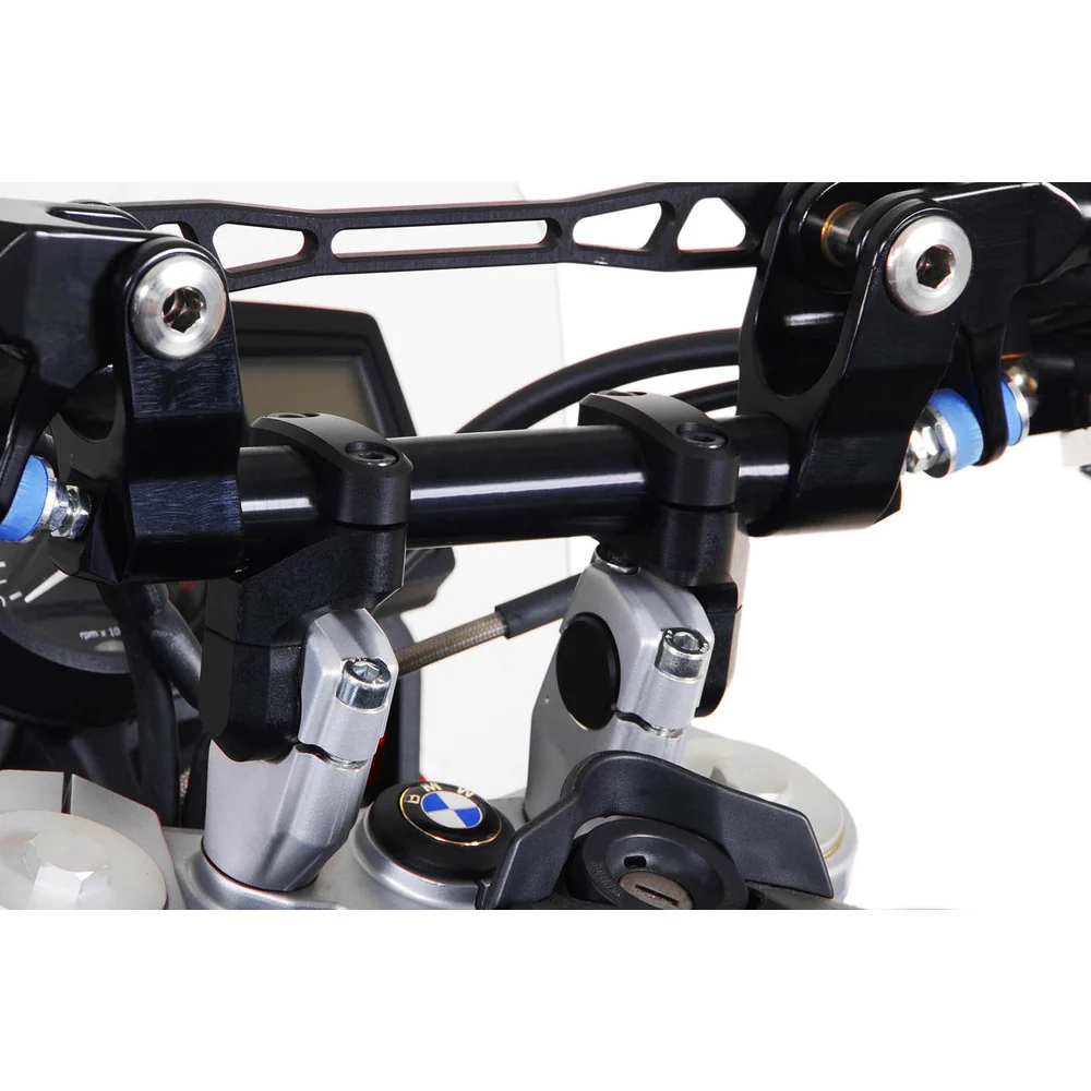 SW-Motech SW-LEH00039171-B Vario Bar Back Riser Black for 28mm Handlebars - Image 2