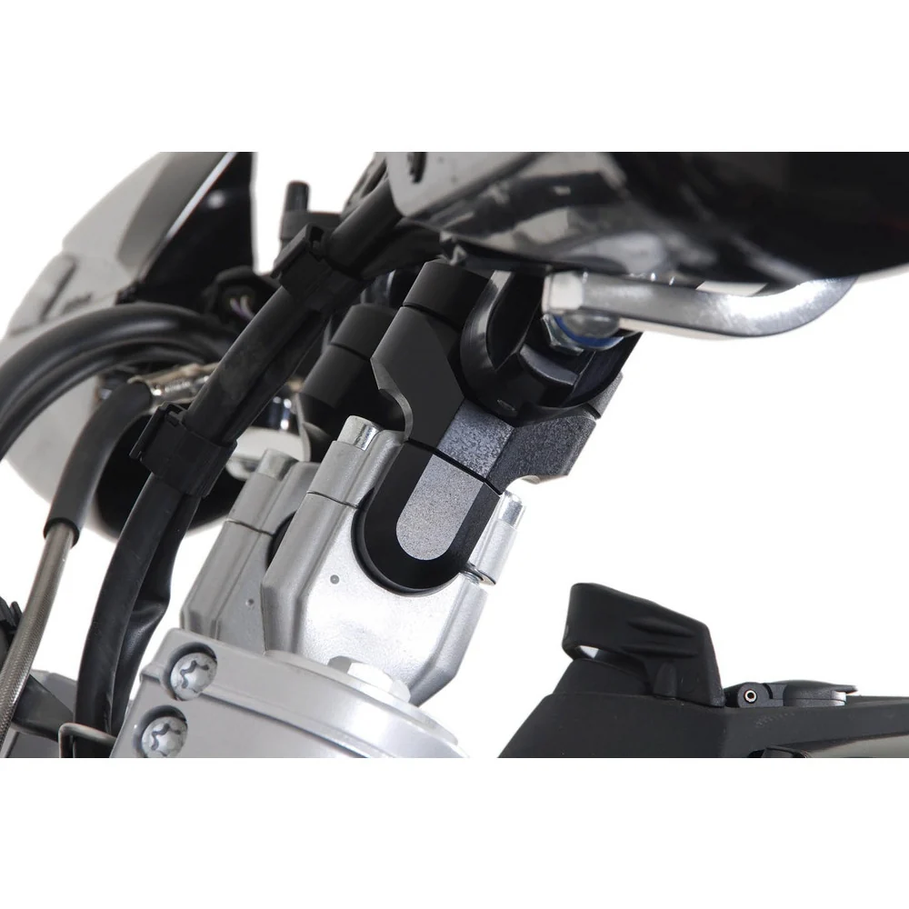 SW-Motech SW-LEH00039171-B Vario Bar Back Riser Black for 28mm Handlebars - Image 4