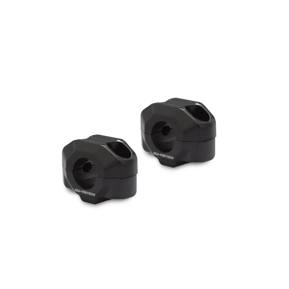 SW-Motech SW-LEH000392200115-B 15mm Bar Riser Black for 22mm Handlebars