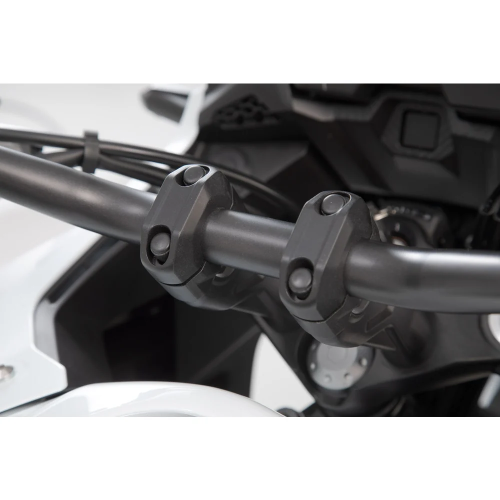 SW-Motech SW-LEH000392410020-B 15mm Bar Riser Black for 28mm Handlebars - Image 2