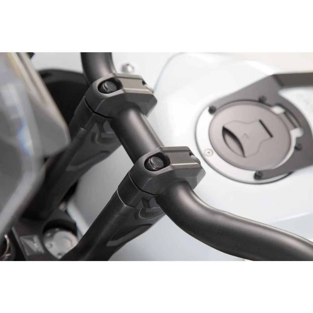 SW-Motech SW-LEH000392410020-B 15mm Bar Riser Black for 28mm Handlebars - Image 4