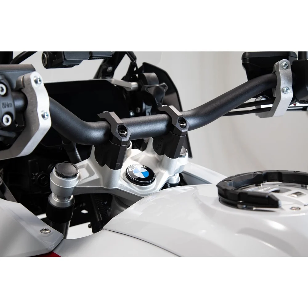 SW-Motech SW-LEH0703912401-B Bar Risers 40mm Black for BMW R 1200 GS 12-18/R 1250 GS 18-Up - Image 2