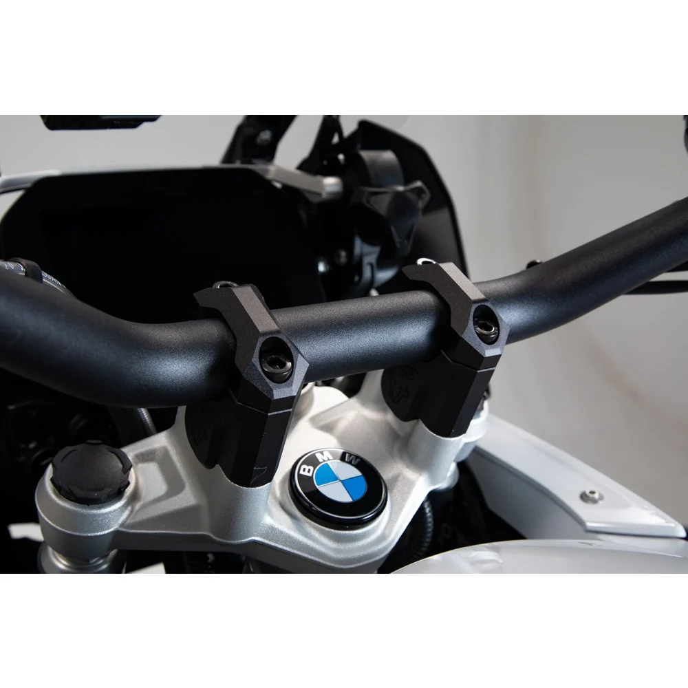SW-Motech SW-LEH0703912401-B Bar Risers 40mm Black for BMW R 1200 GS 12-18/R 1250 GS 18-Up - Image 3