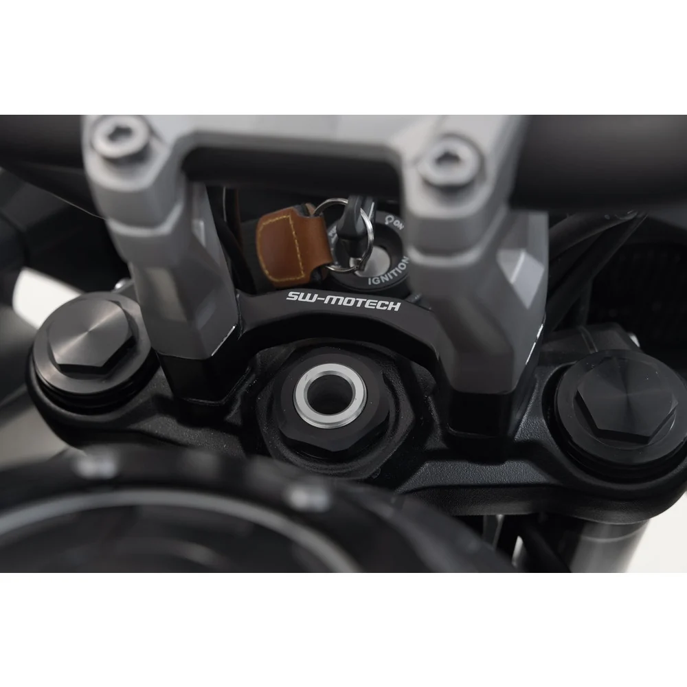 SW-Motech SW-LEH1103910400-B Bar Risers 30mm Black for Triumph Tiger 660 21-Up - Image 4